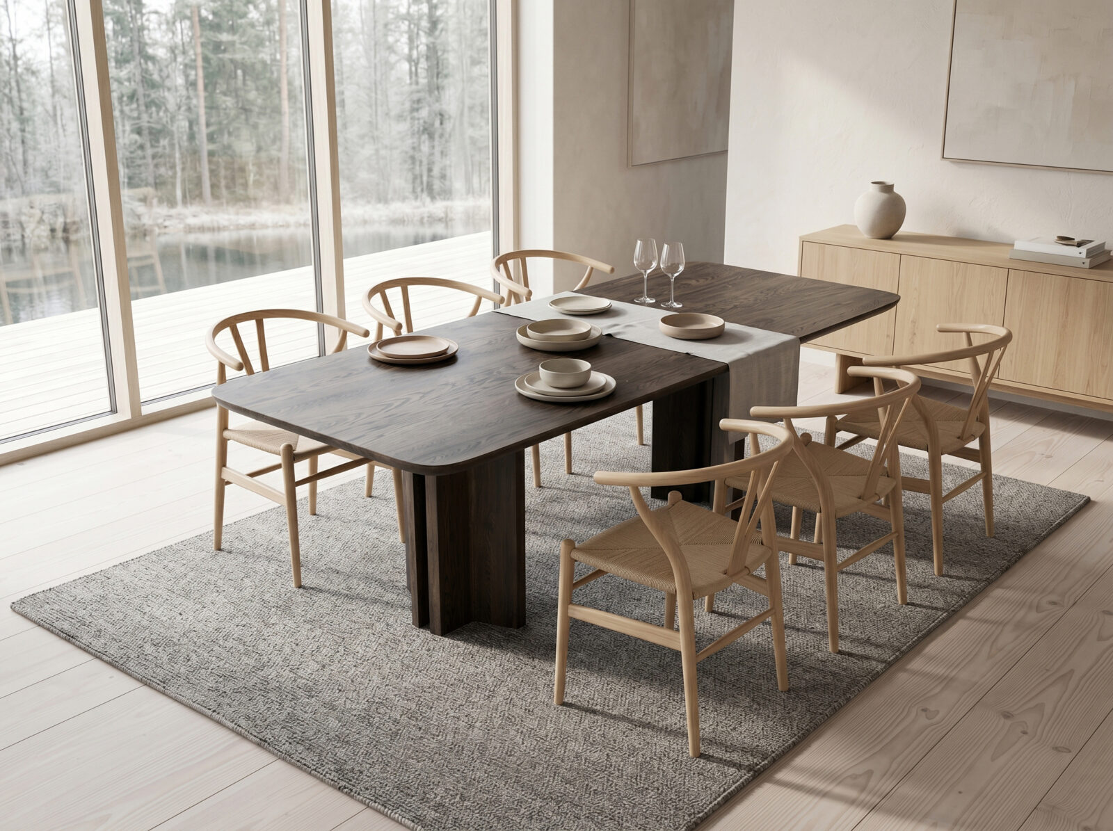 Massiver Eichentisch – Artisan